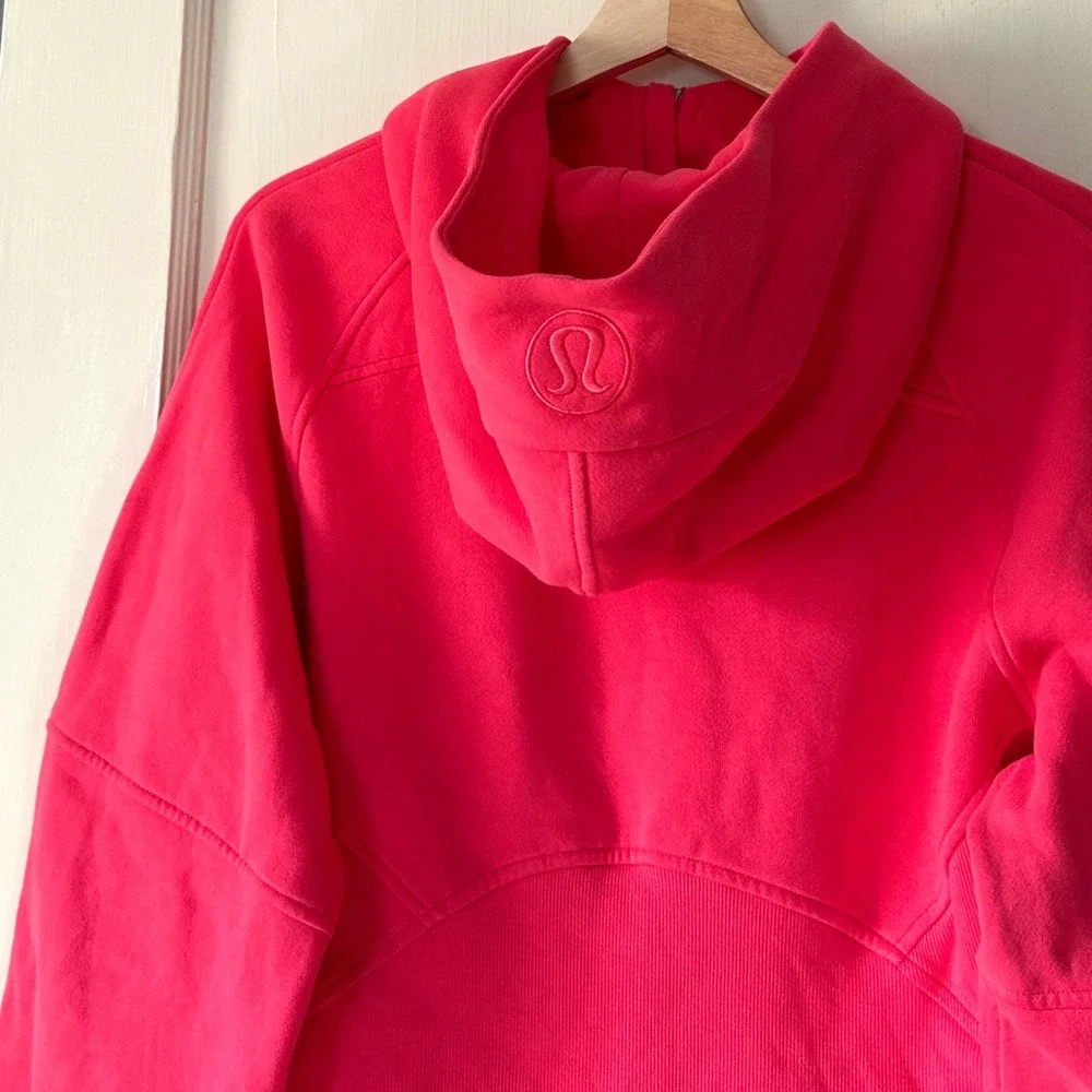 Lululemon Scuba Oversized Half-Zip Hoodie Lip Gloss XS/S Workout Gym Lounge Cozy